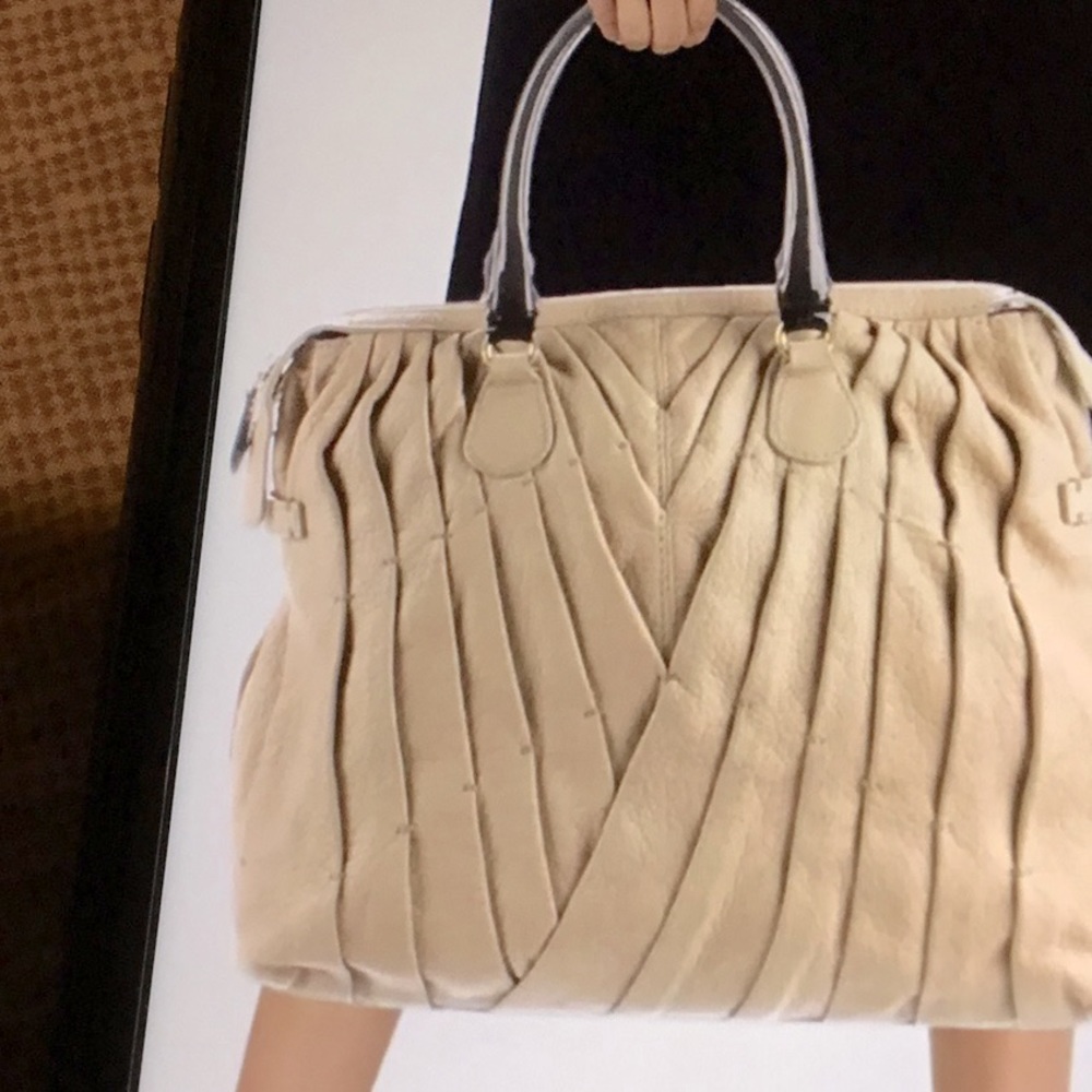 Valentino Maison Tan Shoulder/Top Handle Bag